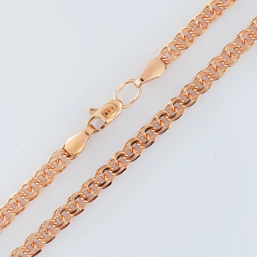 Цепь из красного золота 585 пробы