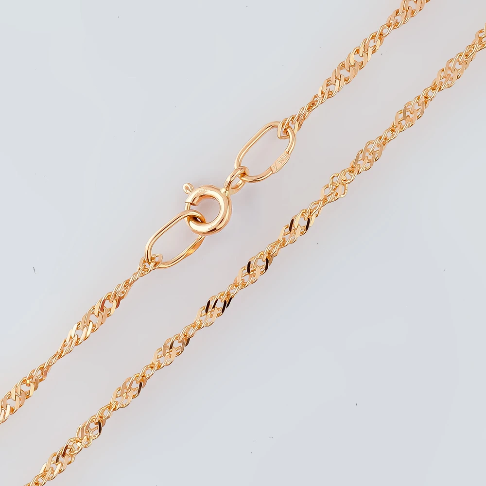 Цепь из красного золота 585 пробы