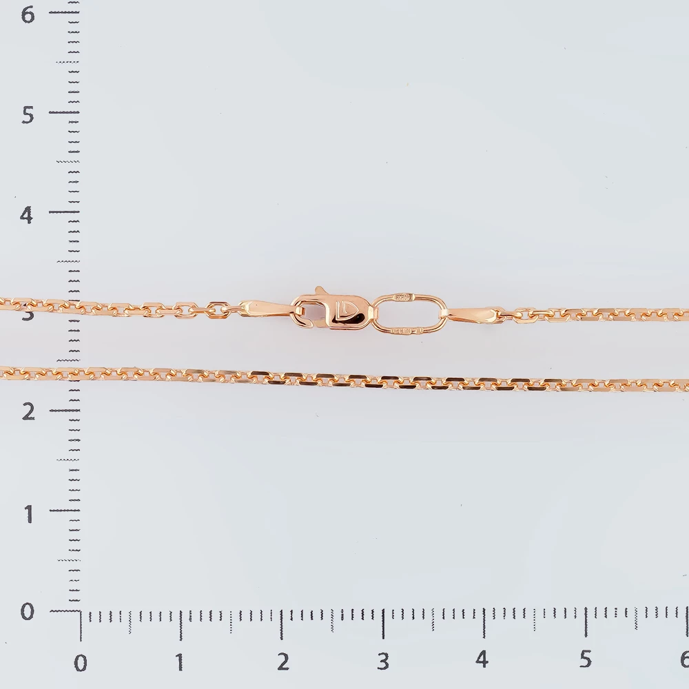 Цепь из красного золота 585 пробы