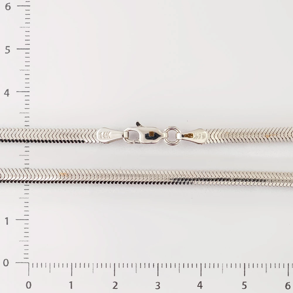 Цепь из белого золота 585 пробы