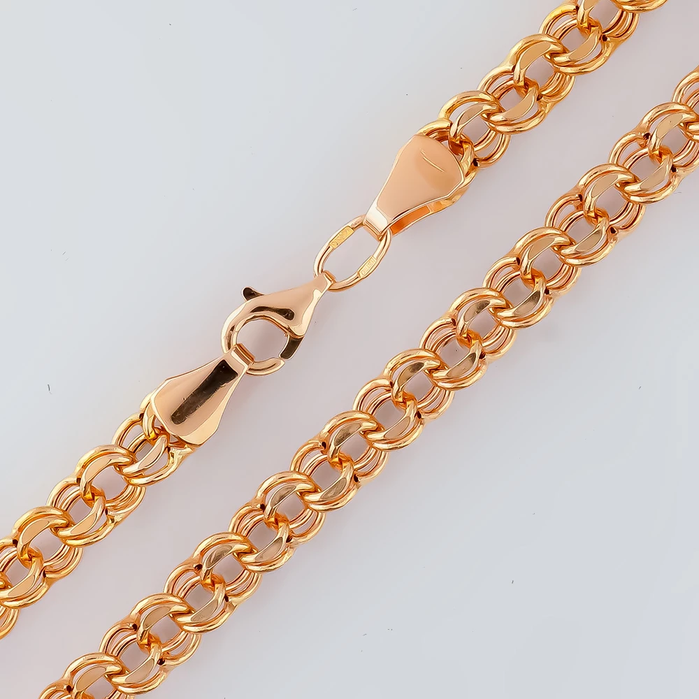 Цепь из красного золота 585 пробы