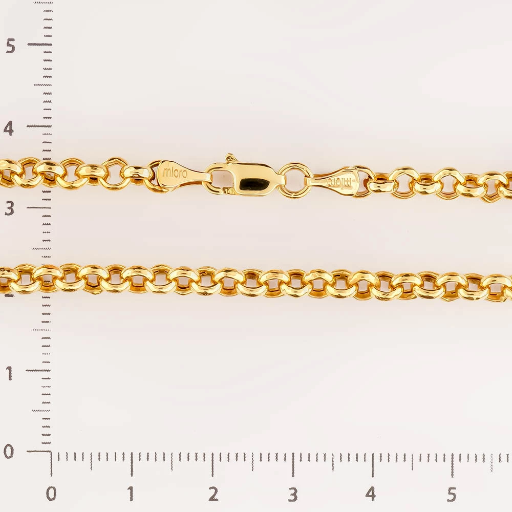 Цепь из желтого золота 585 пробы