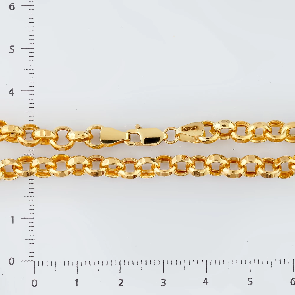 Цепь из желтого золота 585 пробы