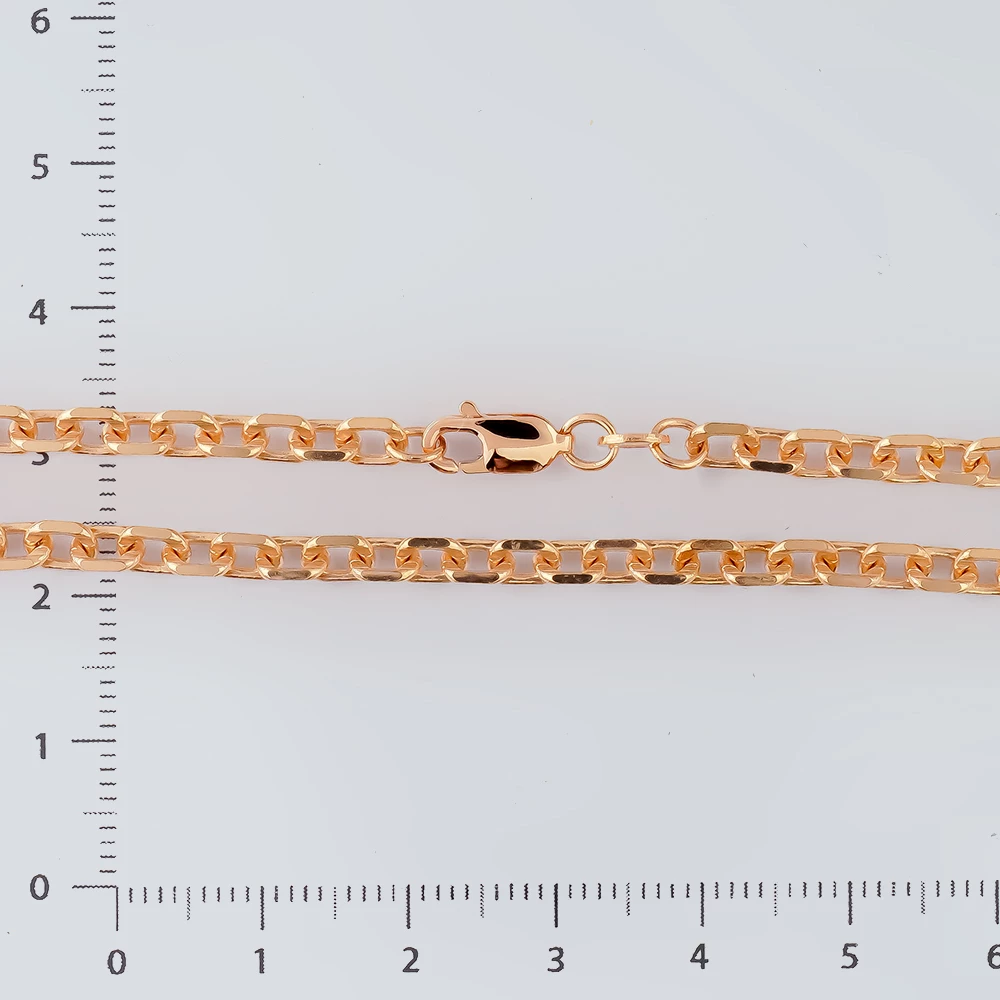 Цепь из красного золота 585 пробы