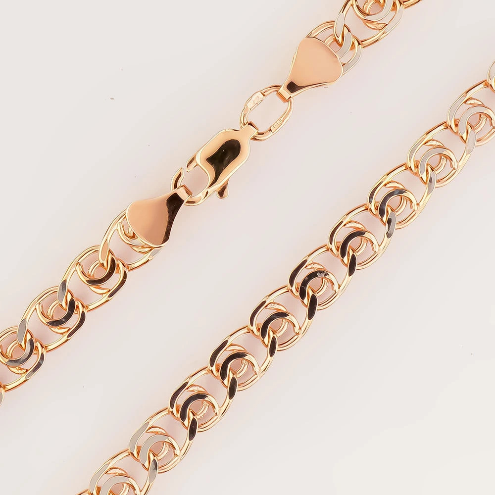 Цепь из красного золота 585 пробы