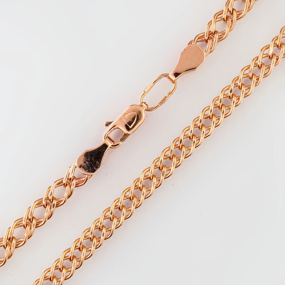 Цепь из красного золота 585 пробы