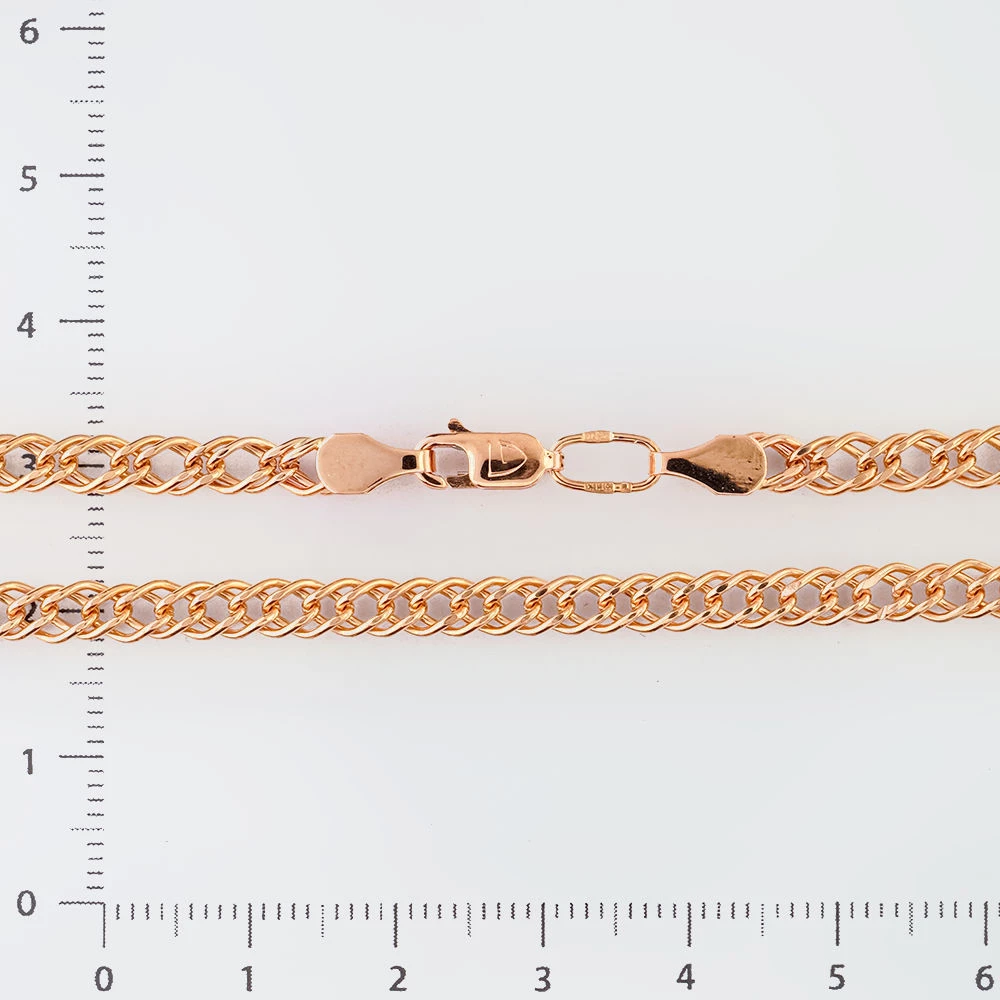 Цепь из красного золота 585 пробы