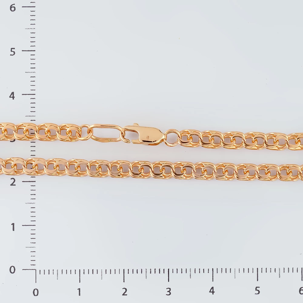 Цепь из красного золота 585 пробы