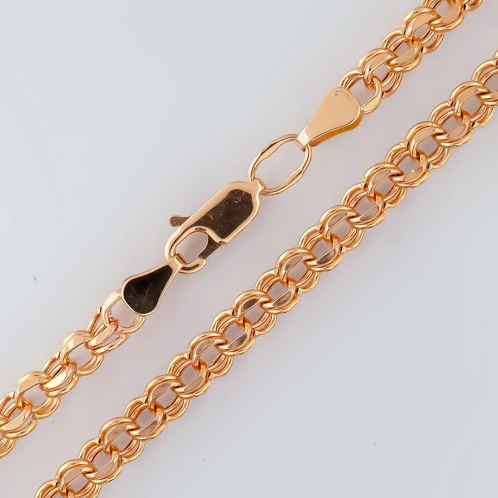 Цепь из красного золота 585 пробы