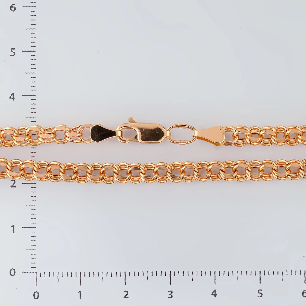 Цепь из красного золота 585 пробы