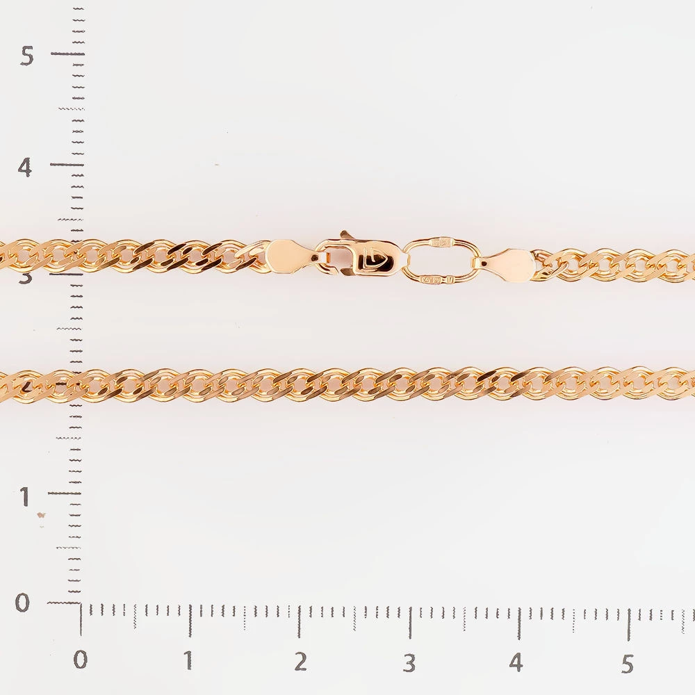Цепь из красного золота 585 пробы
