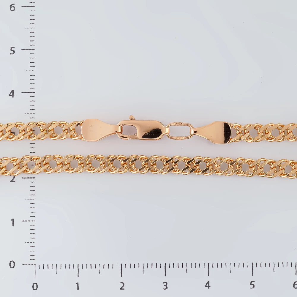 Цепь из красного золота 375 пробы