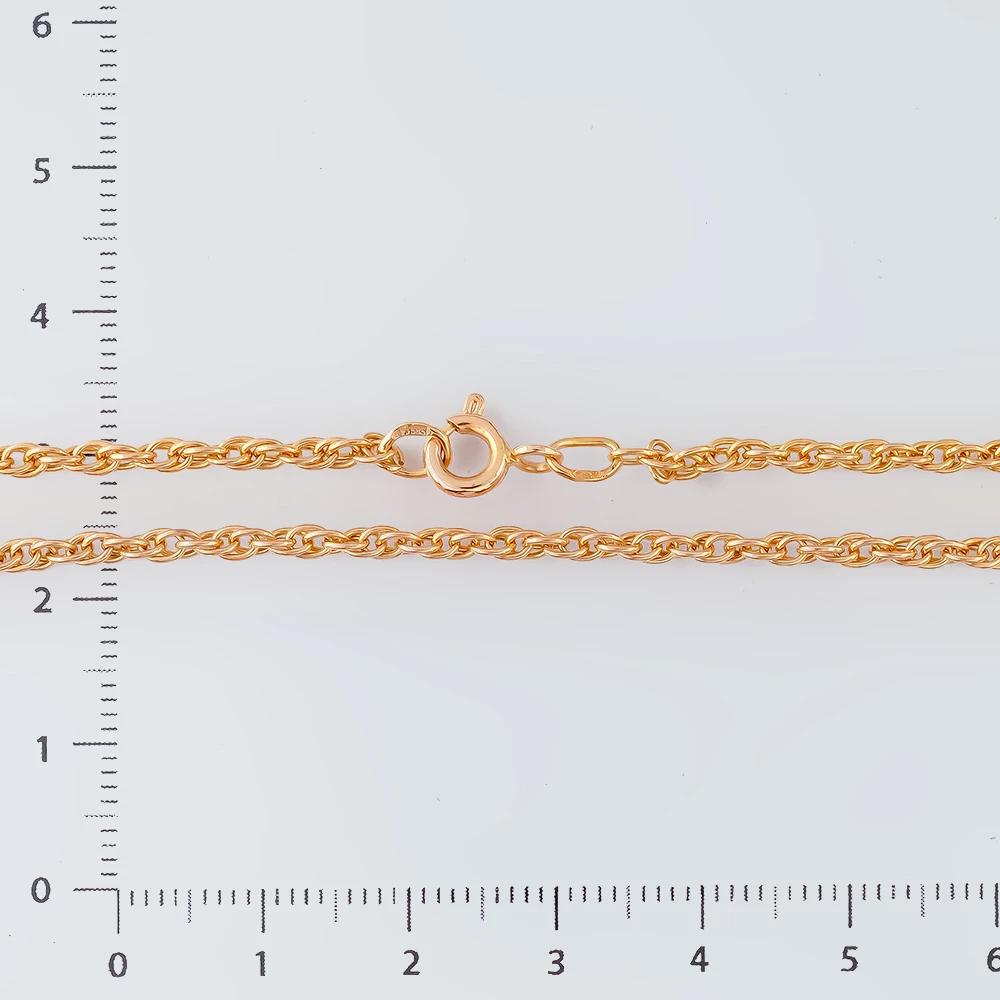 Цепь из красного золота 585 пробы