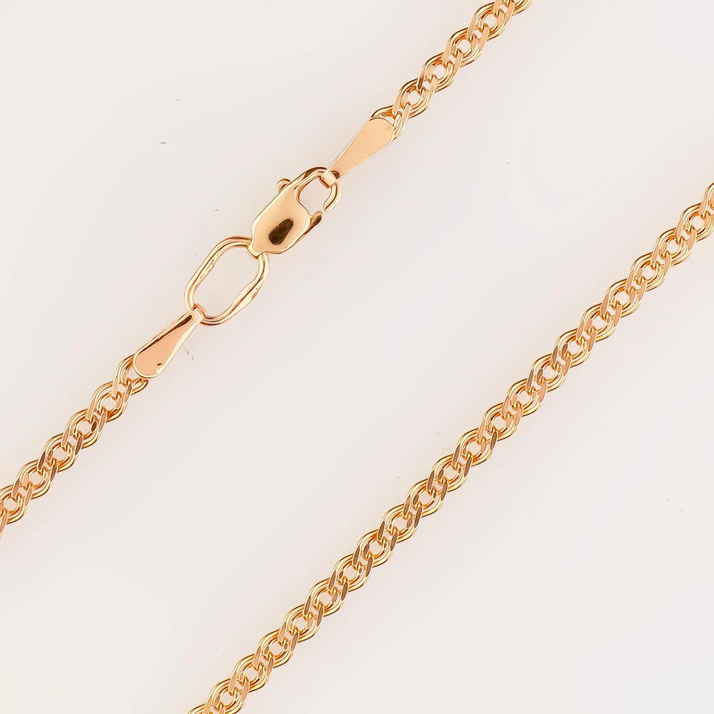 Цепь из красного золота 585 пробы