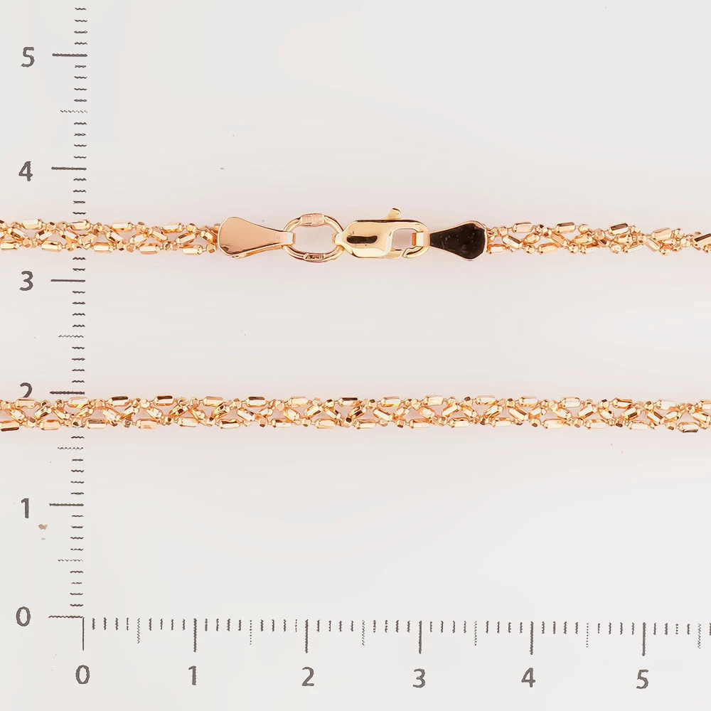 Цепь из красного золота 585 пробы