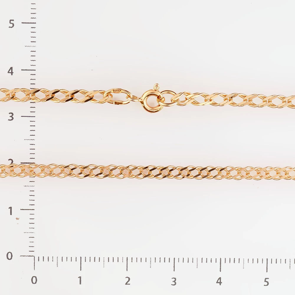 Цепь из красного золота 585 пробы