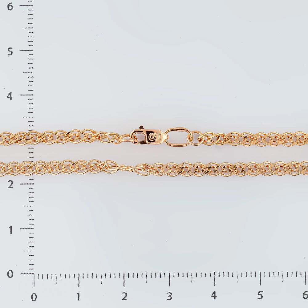 Цепь из красного золота 585 пробы