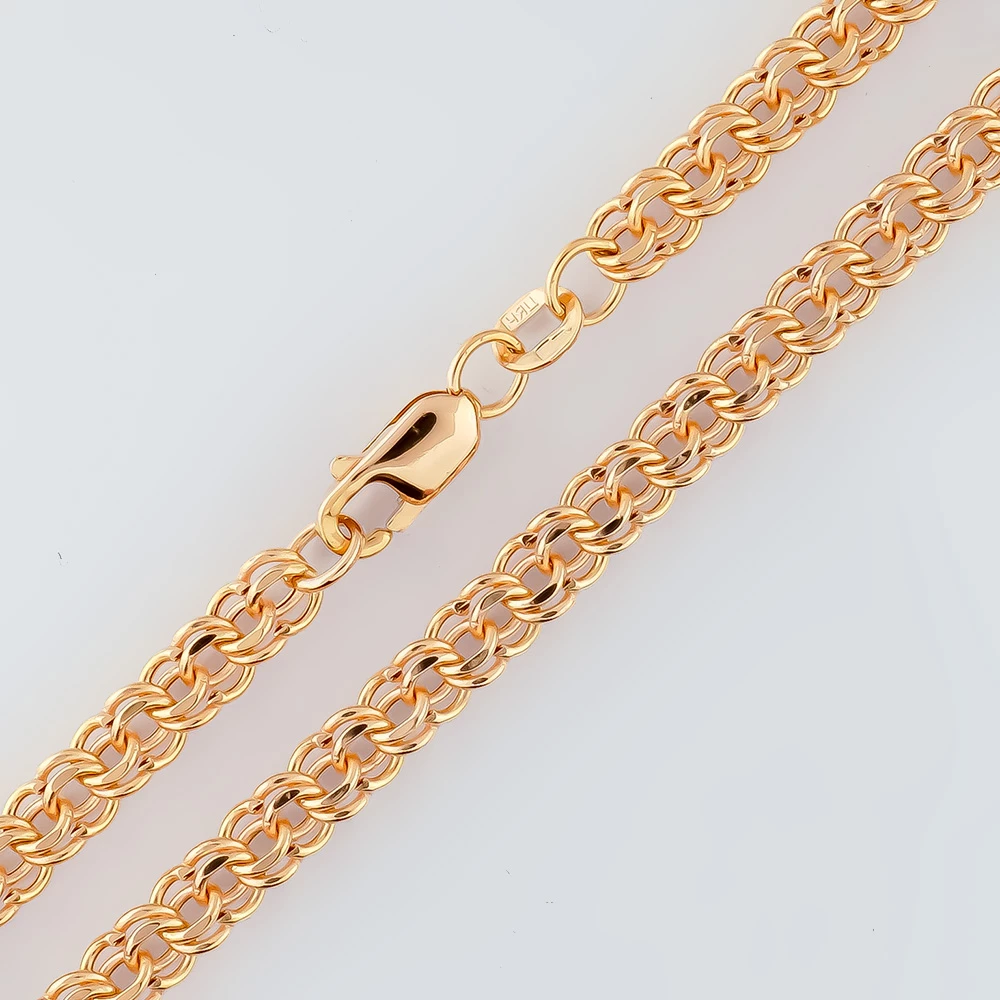 Цепь из красного золота 585 пробы