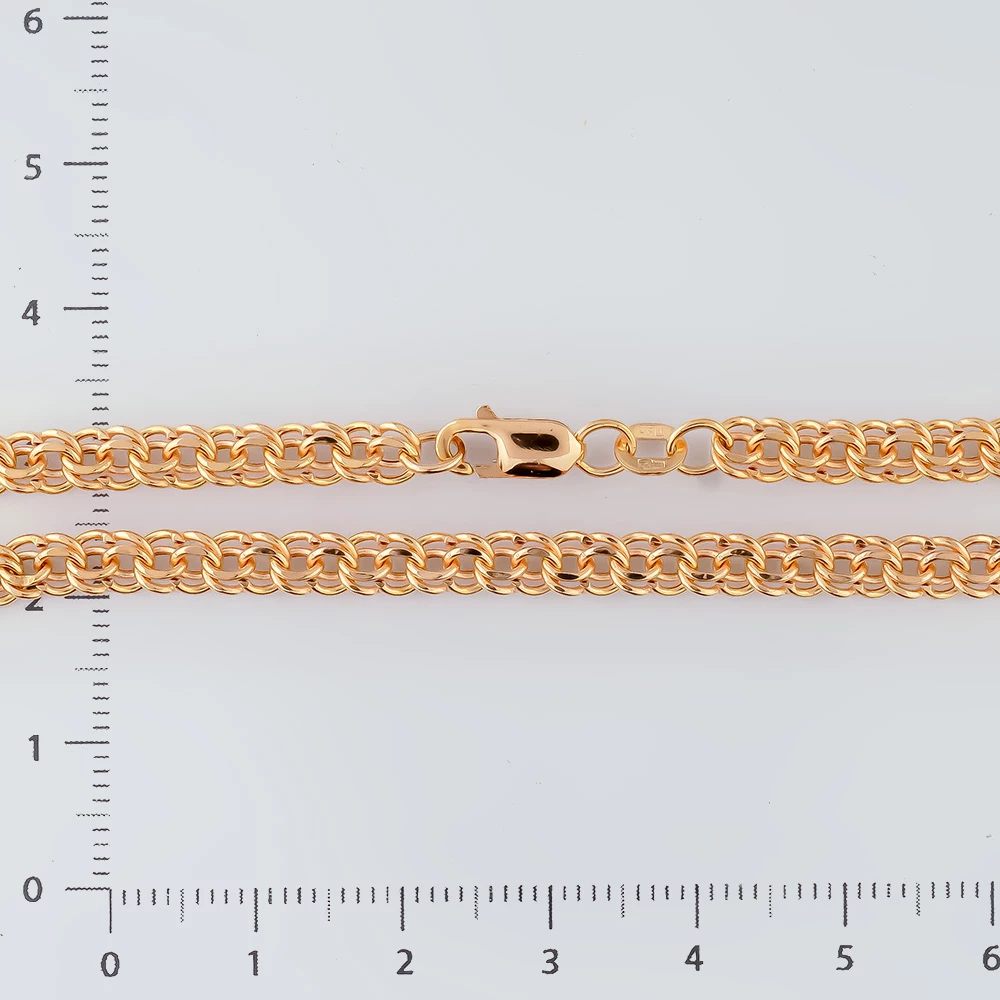 Цепь из красного золота 585 пробы