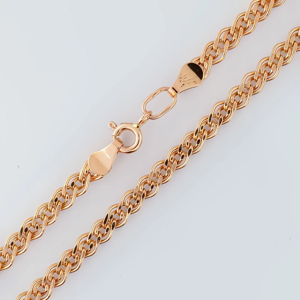 Цепь из красного золота 585 пробы