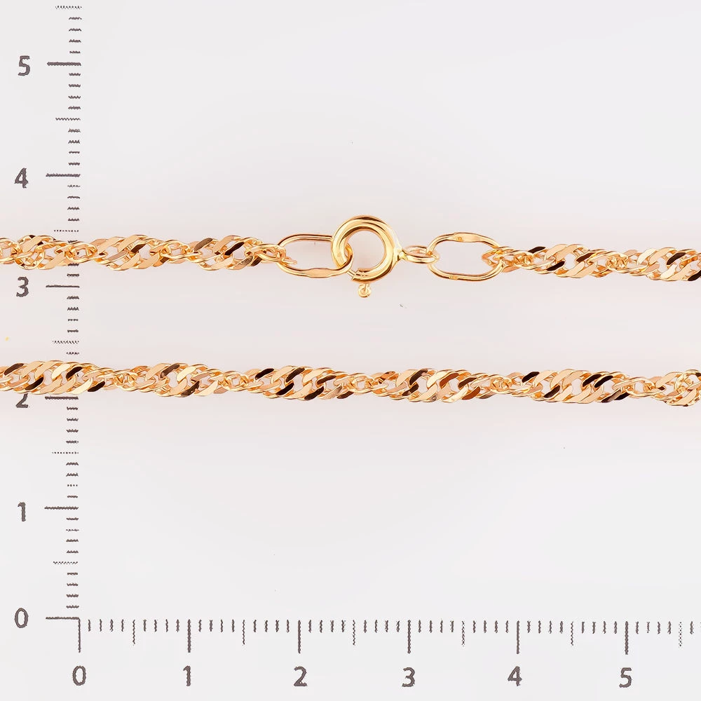 Цепь из красного золота 585 пробы