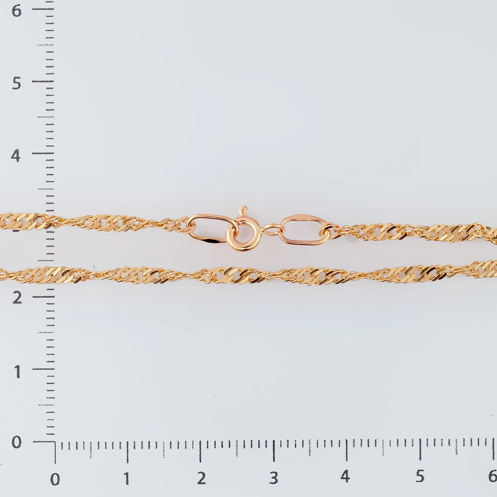 Цепь из красного золота 585 пробы