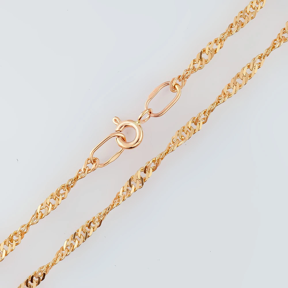 Цепь из красного золота 585 пробы