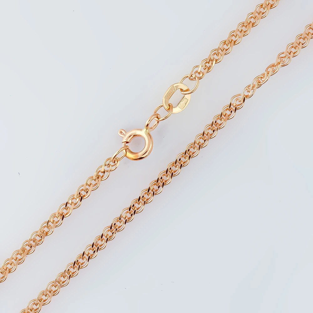 Цепь из красного золота 585 пробы