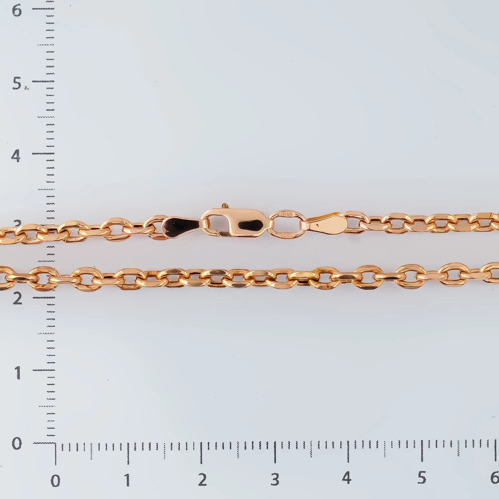 Цепь из красного золота 585 пробы