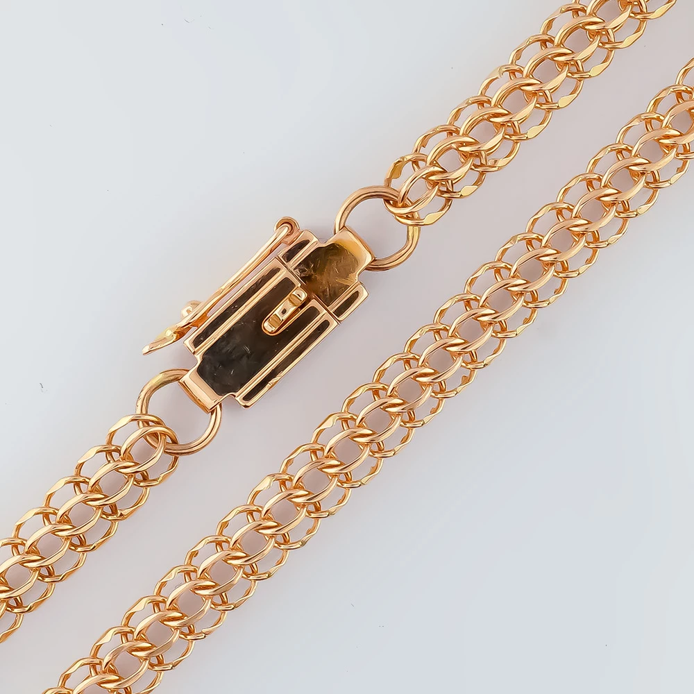 Цепь из красного золота 585 пробы