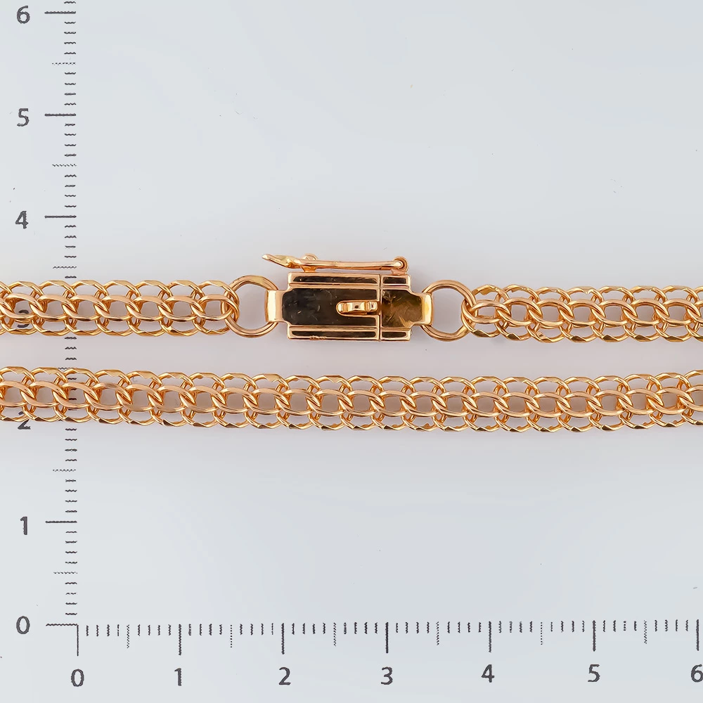 Цепь из красного золота 585 пробы