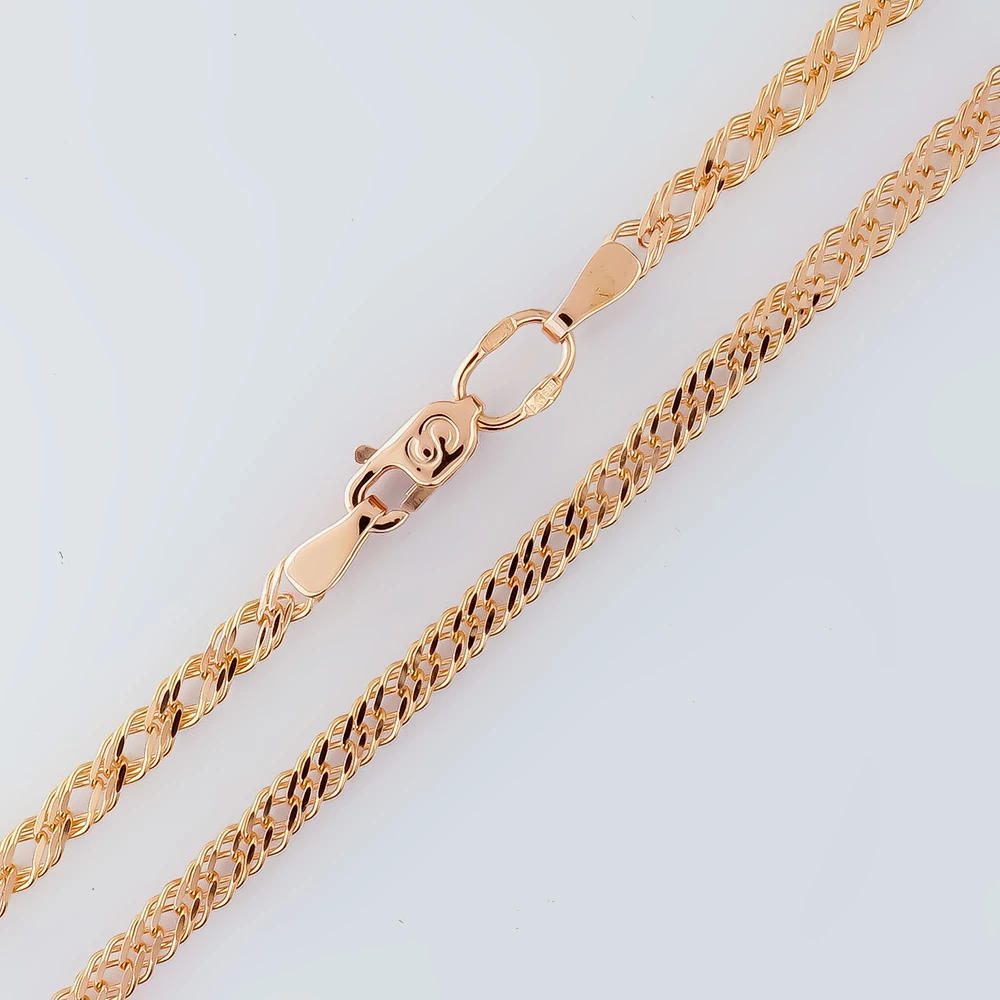 Цепь из красного золота 585 пробы