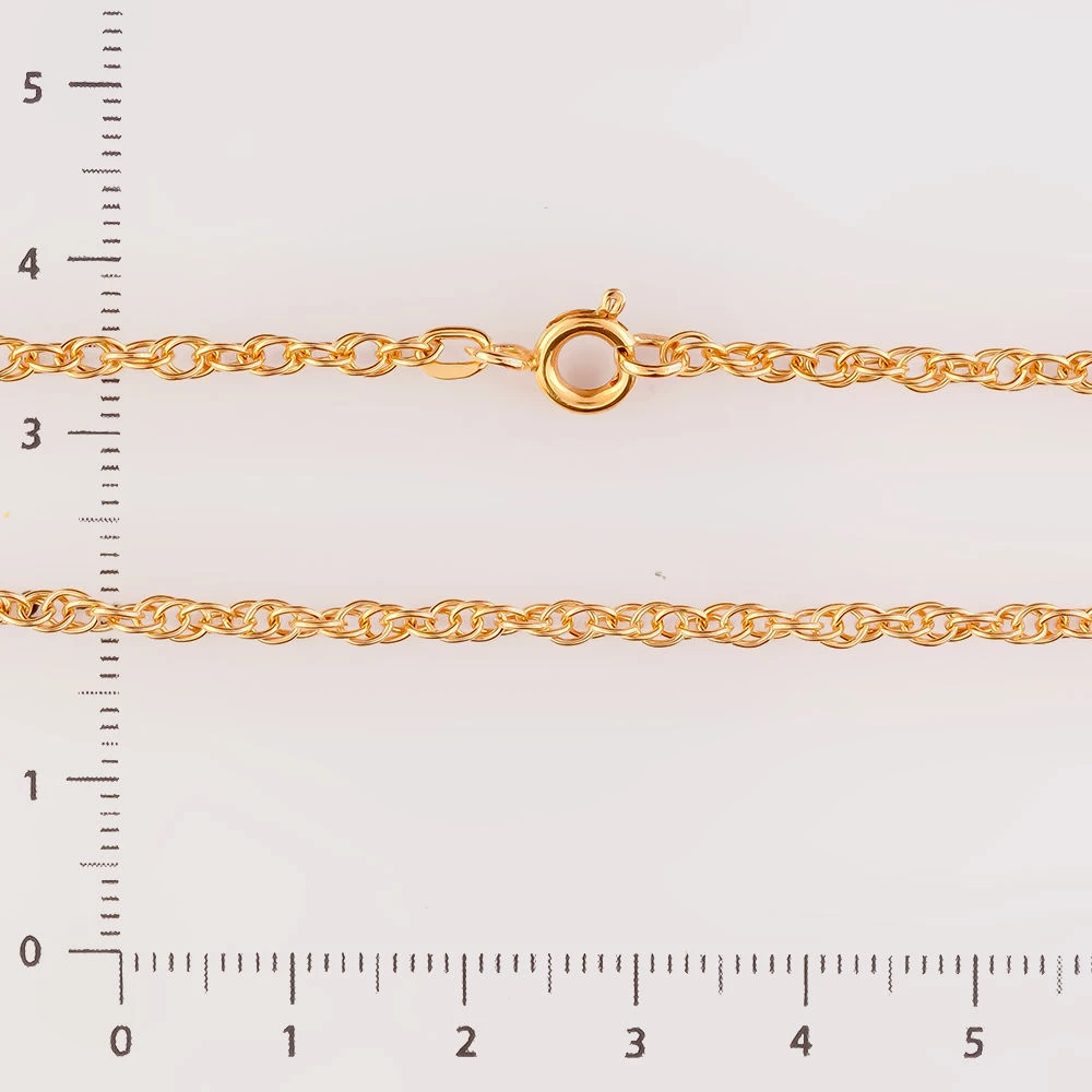 Цепь из красного золота 585 пробы