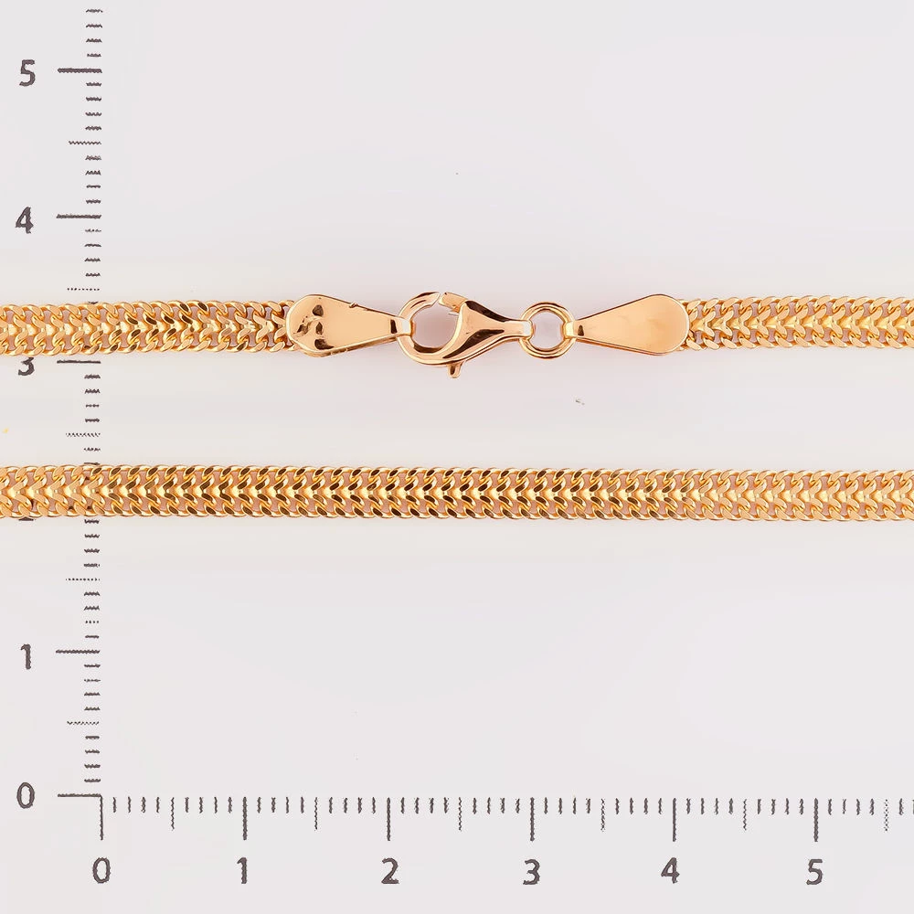 Цепь из красного золота 585 пробы