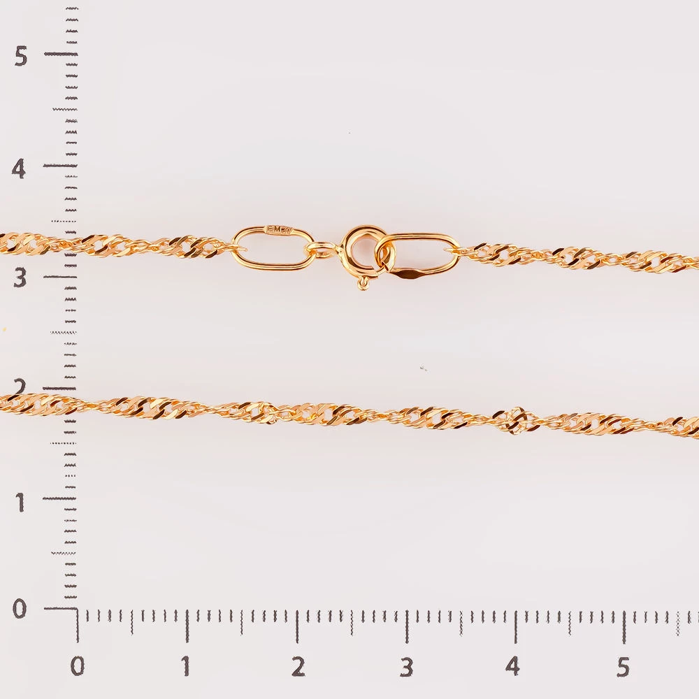 Цепь из красного золота 585 пробы