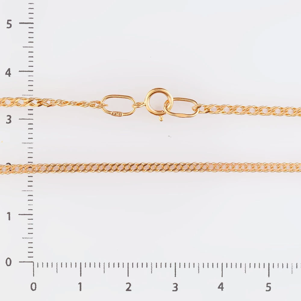 Цепь из красного золота 585 пробы