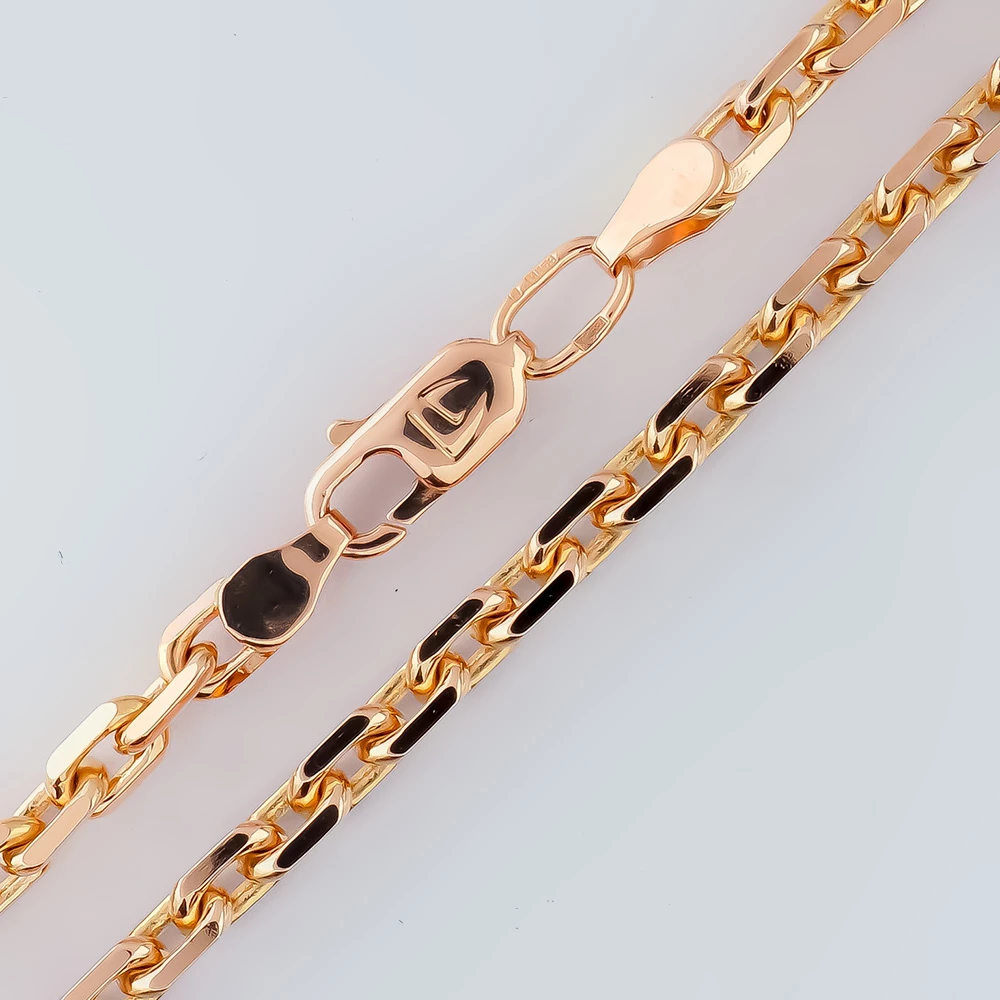 Цепь из красного золота 585 пробы