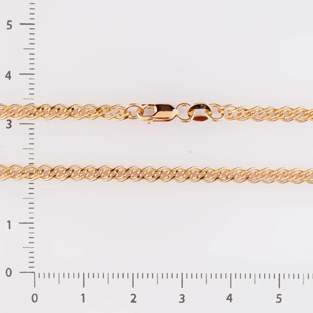 Цепь из красного золота 585 пробы