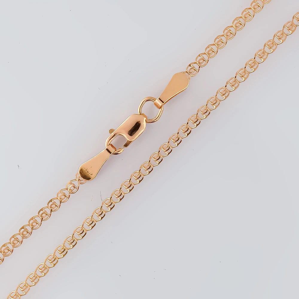 Цепь из красного золота 585 пробы