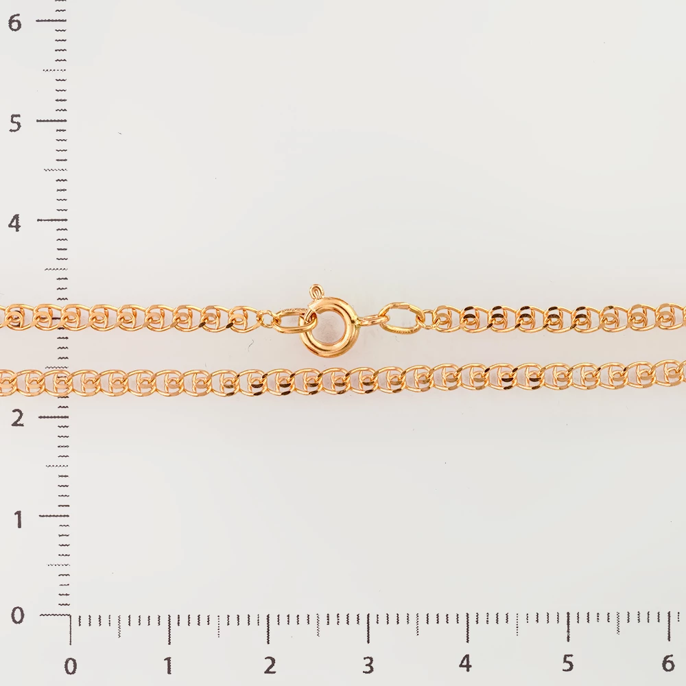 Цепь из красного золота 585 пробы