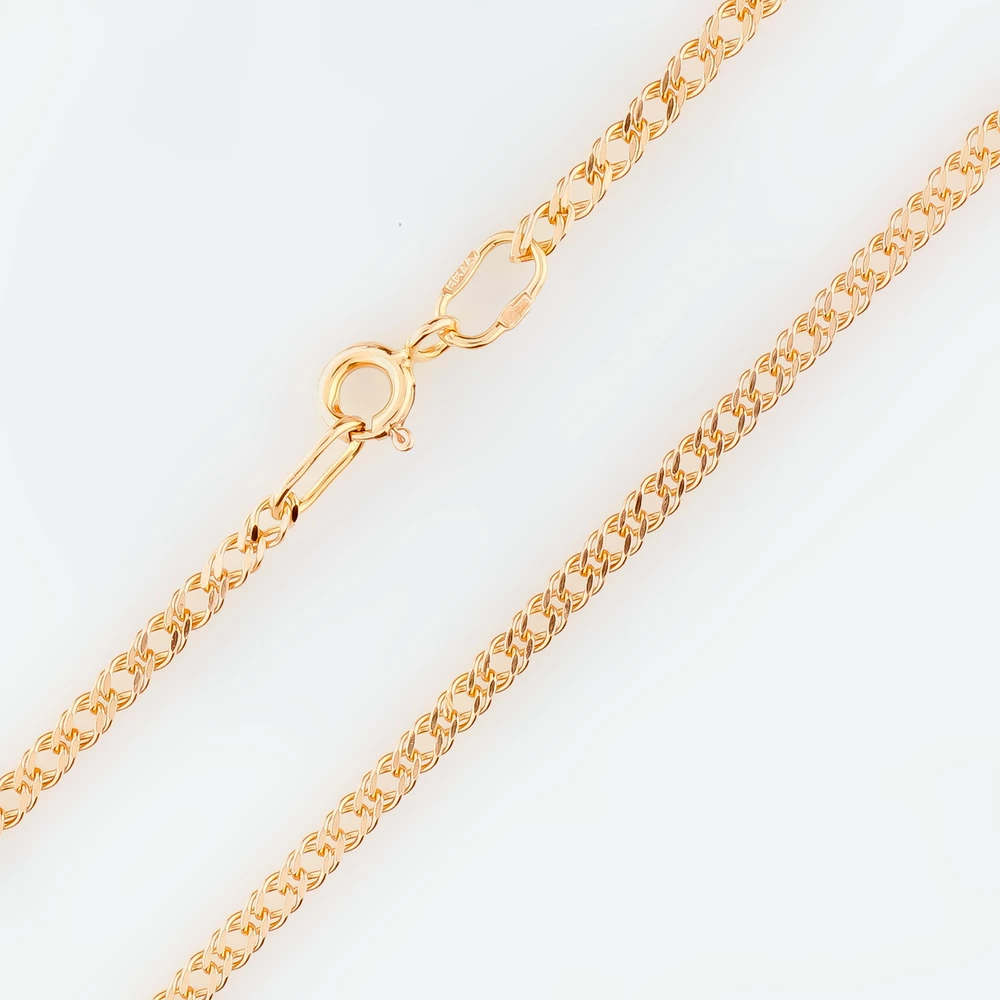 Цепь из красного золота 585 пробы