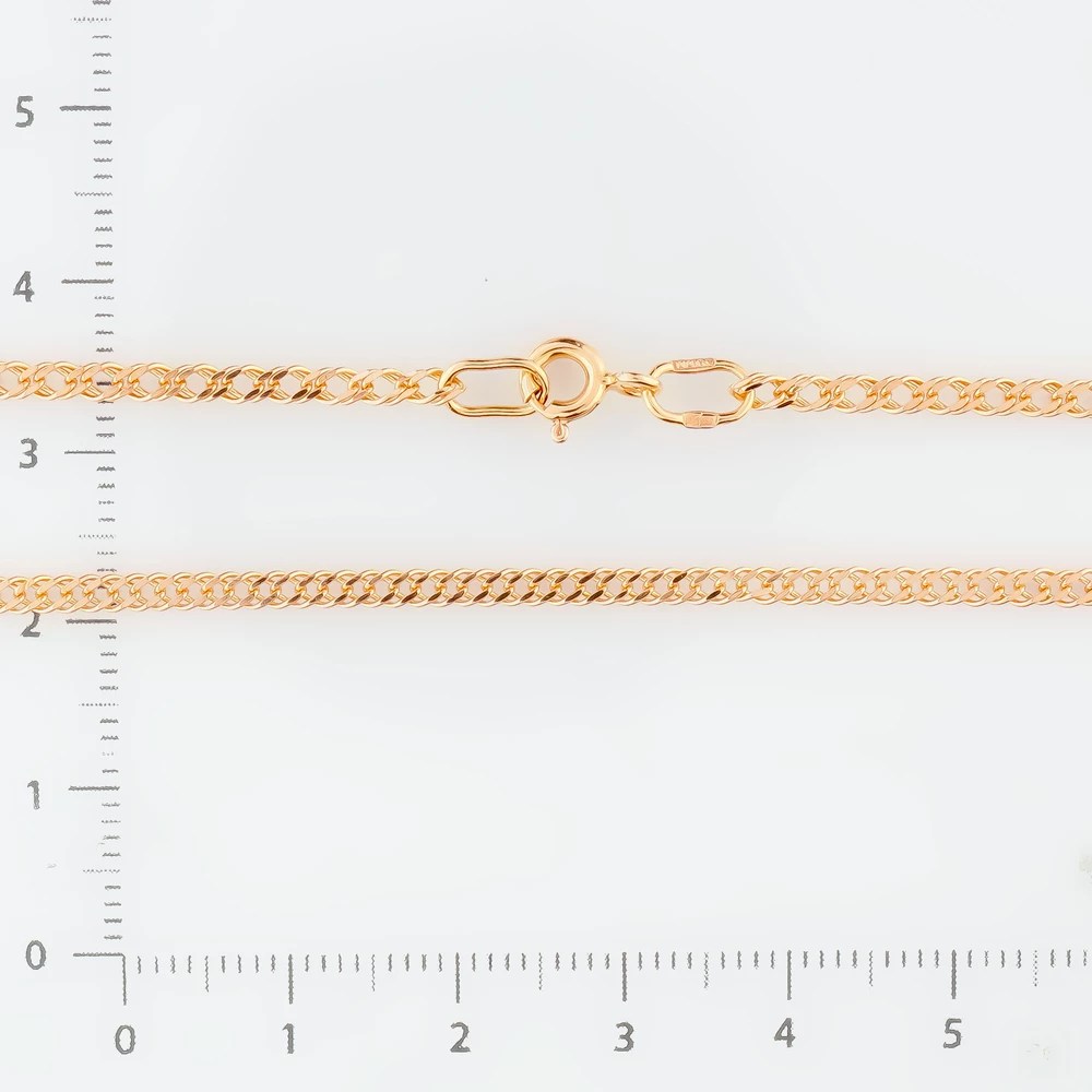 Цепь из красного золота 585 пробы