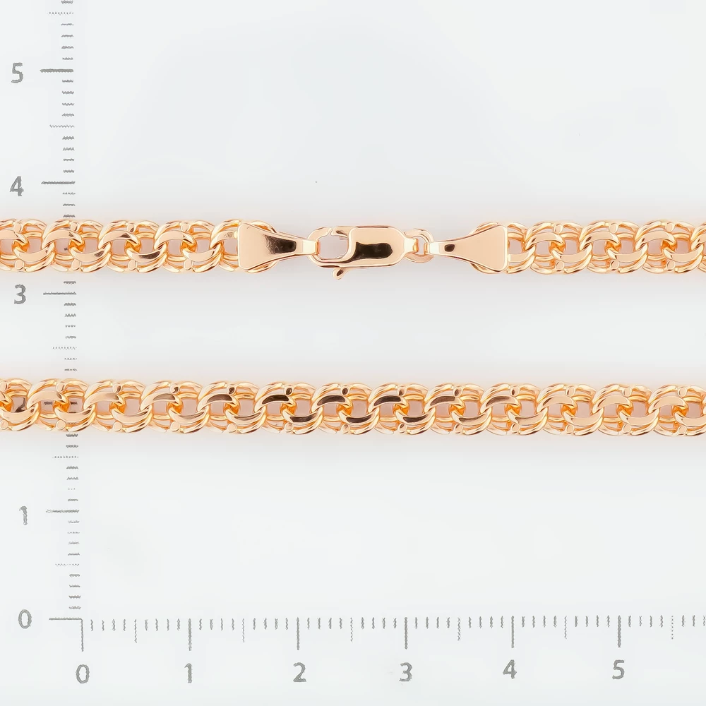 Цепь из красного золота 585 пробы