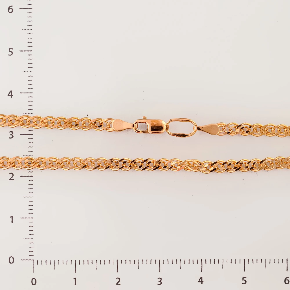 Цепь из красного золота 585 пробы