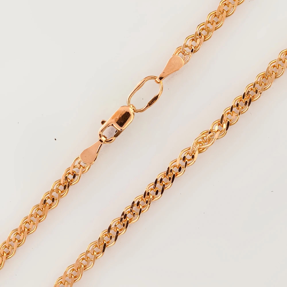 Цепь из красного золота 585 пробы