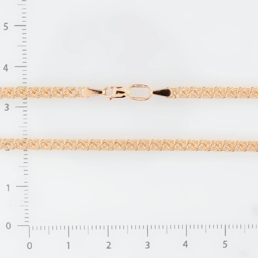 Цепь из красного золота 585 пробы