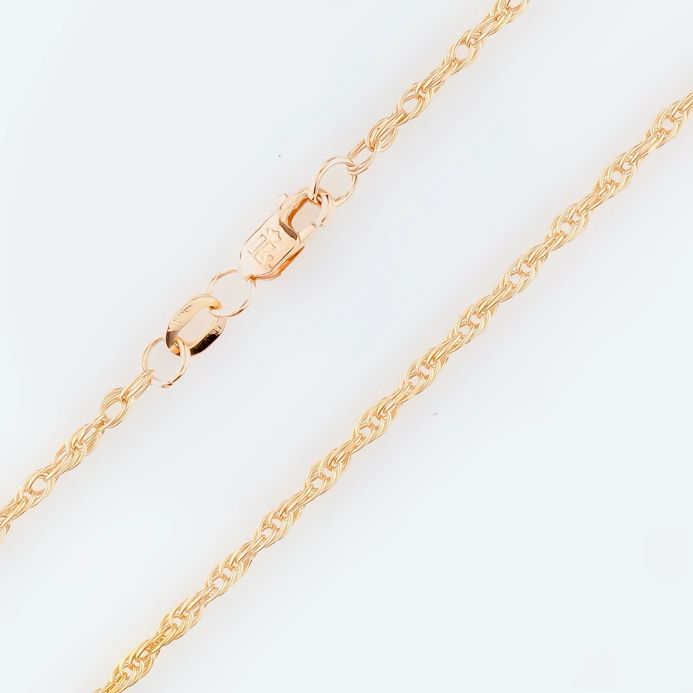 Цепь из красного золота 585 пробы