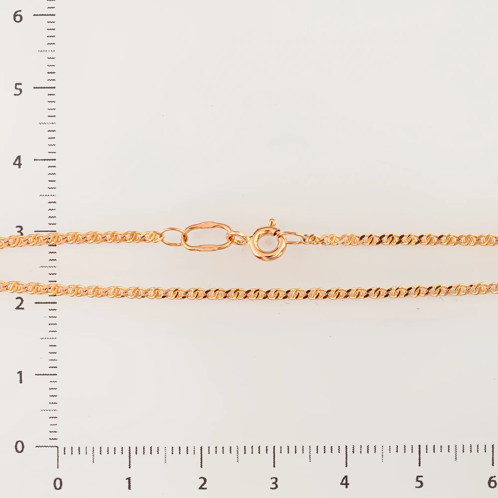 Цепь из красного золота 585 пробы