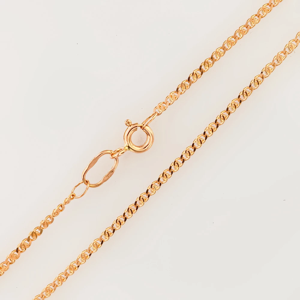 Цепь из красного золота 585 пробы