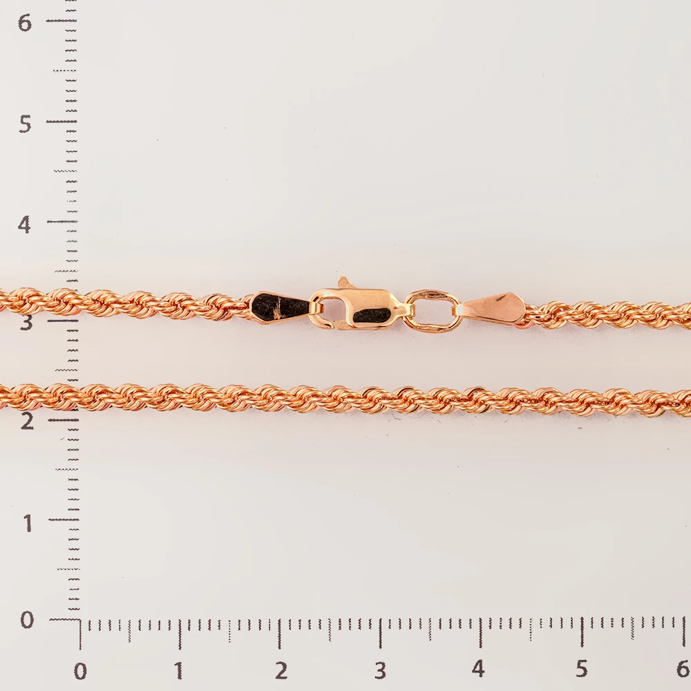Цепь из красного золота 585 пробы